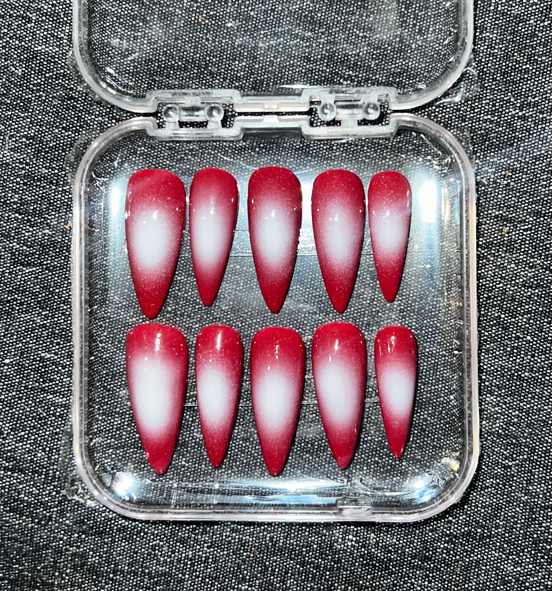 Red Aura Nails